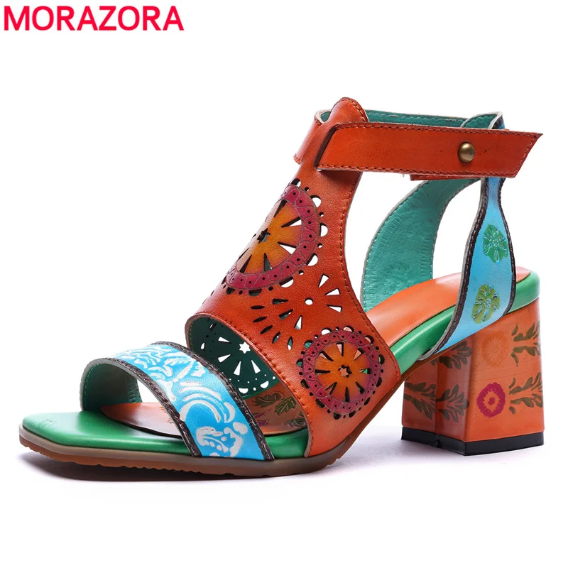 Special-Shop Womens Hollow Out High Heels Sandals Rome Style Flip Flops Shoes Woman