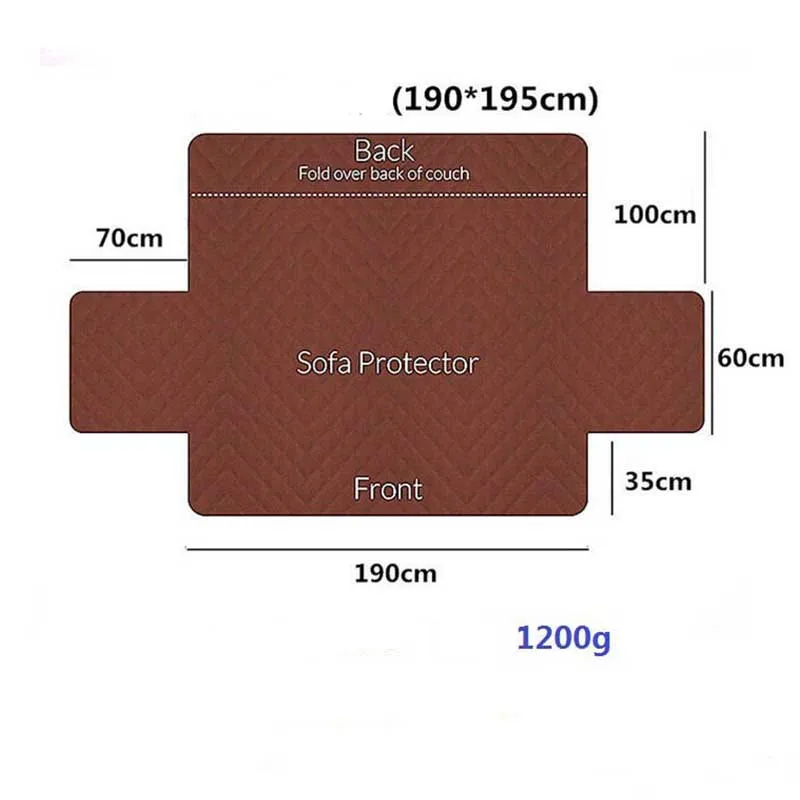 Диван-накидка на кресло Пледы для домашних животных собак детский коврик протектор мебели Реверсивный съемным подлокотник чехлов 1/2/3 сиденье