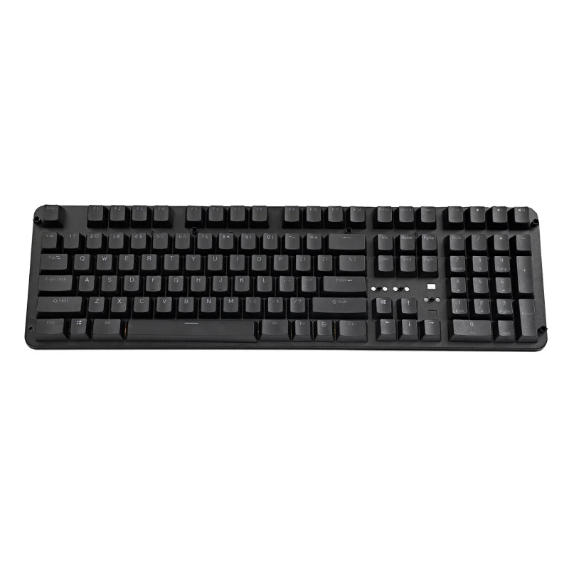 YMDK PBT Black White OEM Profile 108 Key Douhle Shot Shine Through Keycap For Corsair Logitech Razer Coolermaster - Цвет: Black Razer