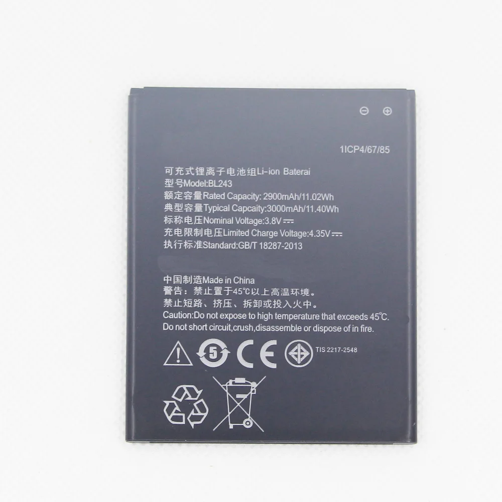 5 шт./лот 2900 мАч BL243 мобильный телефон аккумулятор для lenovo K3 Note K50-T5 A7000 A5500 A5600 A7600 |