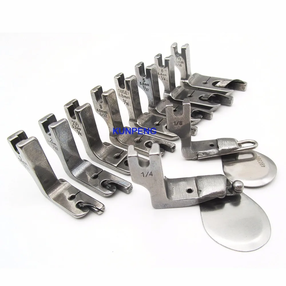 fits SINGER 241 251 281 SINGLE NEEDLE 25 PRESSER FOOT SET HIGH SHANK