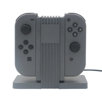 

4 Slot Charging Dock Station Charger Cradle For Nintend Switch NS Joy-Con Gamepad Controller Charging Stand 4 In 1