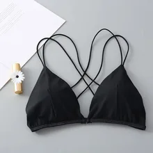 Тонкий бюстгальтер пуш-ап с мягкими чашечками, сексуальное женское белье, бюстгальтеры, женский тонкий бюстгальтер с перекрестными лямками