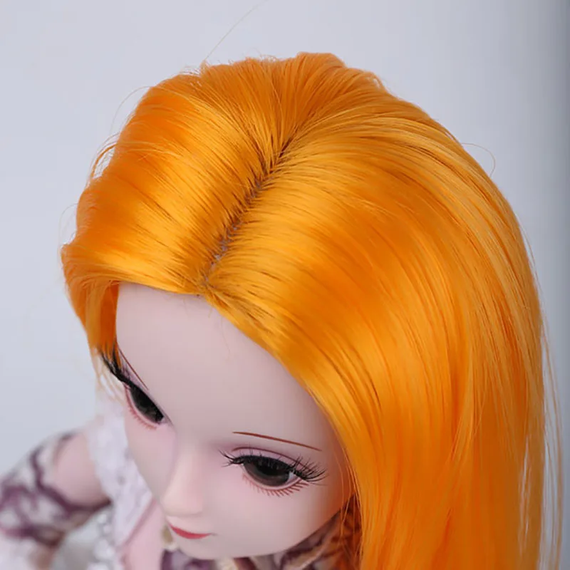 Bybrana 1/3 1/4 длинные кудрявые девушки коричневые волосы BJD парики для кукол