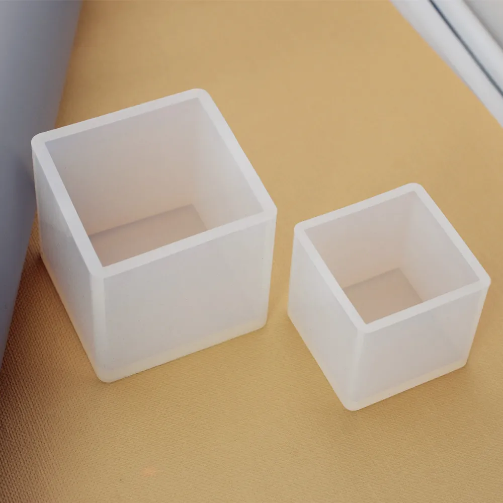 Silicone Mold 50Mm 65Mm Cube Bedels Hanger Hars Siliconen Mal 
