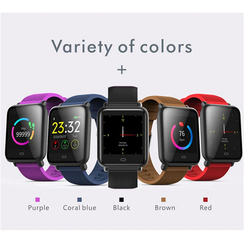 Smart Watch Q9 Blood Pressure Heart Rate Sleep Monitor Bracelet IP67 Waterproof Sport Fitness Trakc - 32968741245