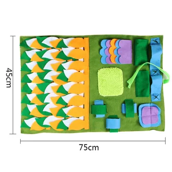 

Pet Sniffing Mat Washable Dog Cat Smell Training Pad Consume Energy Puzzle Pet Puppy Dog Release Training Blanket Toys For Puppy