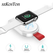 Новое зарядное устройство для Apple Watch 1 2 3 4 магнитное Быстрое беспроводное зарядное устройство для Apple Watch series 4 3 2 1 USB зарядное устройство смарт-часов