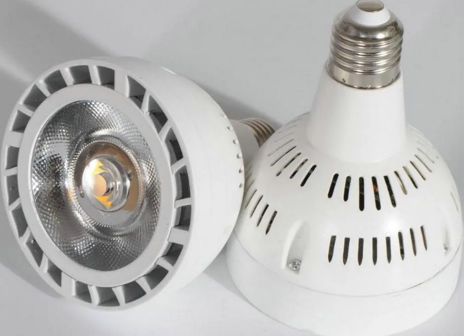

Free Shipping AC110V/240V PAR30 E27 LED COB 30W Spotlight PAR30 LED COB Spotlight warm white cold white