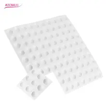 Фирма atomus 1 лист 100 цветной чашки одноразовые татуировки цвет пластины цвет чашки вышитые брови вышивка губ татуировки держатель чернил