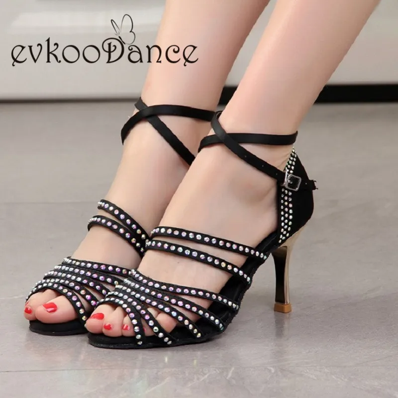 DILEECHI-latin-dance-shoes-rhinestone-black-satin-gold-high-heel-Women-party-Salsa-Ballroom-dancing-shoes (4)