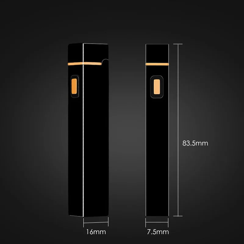 Портативная мини зажигалка с usb зарядкой электрическая двойной дугой