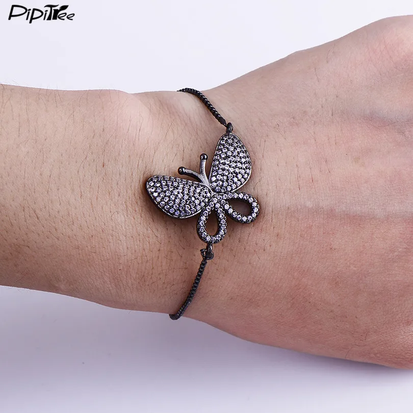 Роскошные подвески бабочки Pipitree 5 шт./лот с микрозакрепкой из фианита для