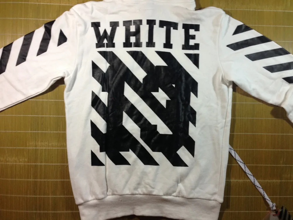 TOP version OFF WHITE Pyrex Vision religion painting hoodie VIRGIL ABLOH  men's hoodie