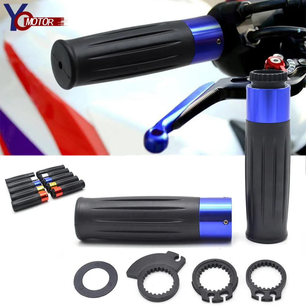 7/8"Universal Motorcycle Rubber Handlebar Hand Bars Grips Handle bar Grip for BUELL M2 Cyclone S1/X1 Lightning DUCATI SPORT 1000