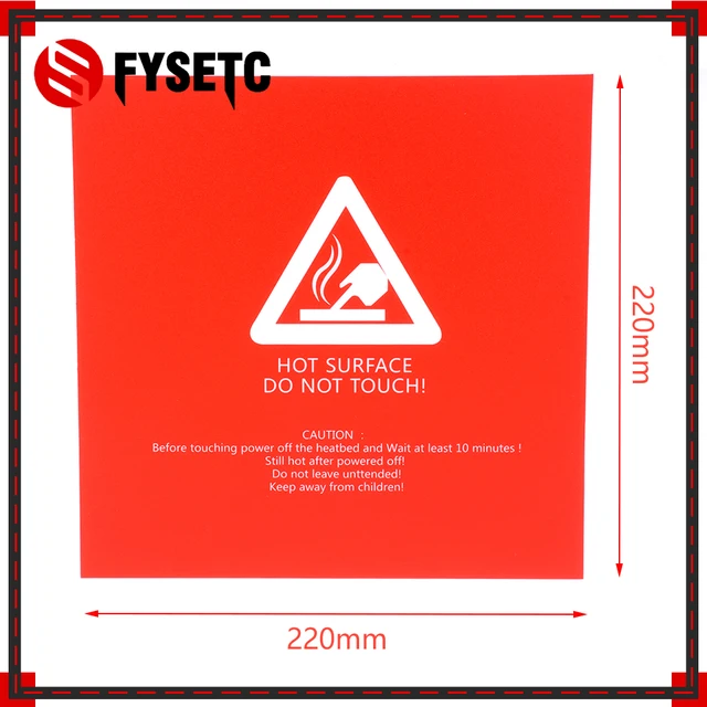 Cheap 1pc 220x220mm Build Sheet Plate Red Sticker Frosted Heated Bed Paper Sticker 3D Printer For Wanhao Anet A8 A6 MK3 Cheap 1pc 220x220mm Build Sheet Plate Red Sticker Frosted Heated Bed Paper Sticker 3D Printer For Wanhao Anet A8 A6 MK3