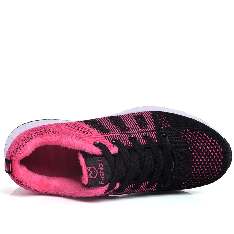 Womens Running Shoes Red Black Ladies Winter Fur Sneakers Comfortable Jogging Sneakers Low Top Athletic Shoes For Female Womens Running Shoes Red Black Ladies Winter Fur Sneakers Comfortable Jogging Sneakers Low Top Athletic Shoes For Female