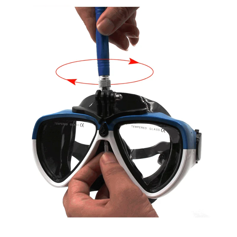 3 Colors Diving Mask Underwater Diving Glasses Anti-fog Adult Swimming Glasses with Detachable Mount For GoPro Xiaomi Yi1 Camera (7)