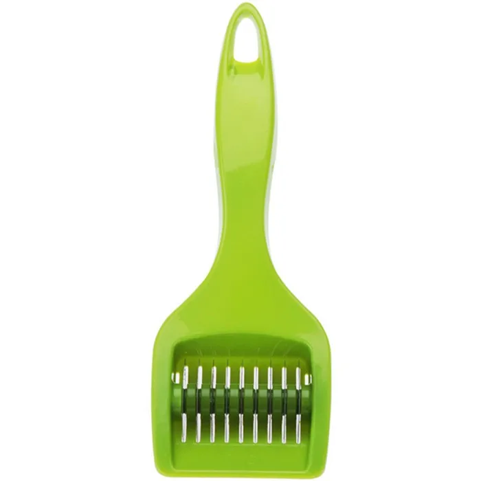 Stainless Kitchen Accessories Gadgets Blade Green Onion Chopper Slicer Garlic Coriander Cutter Chopper Vegatable Cooking Tools2