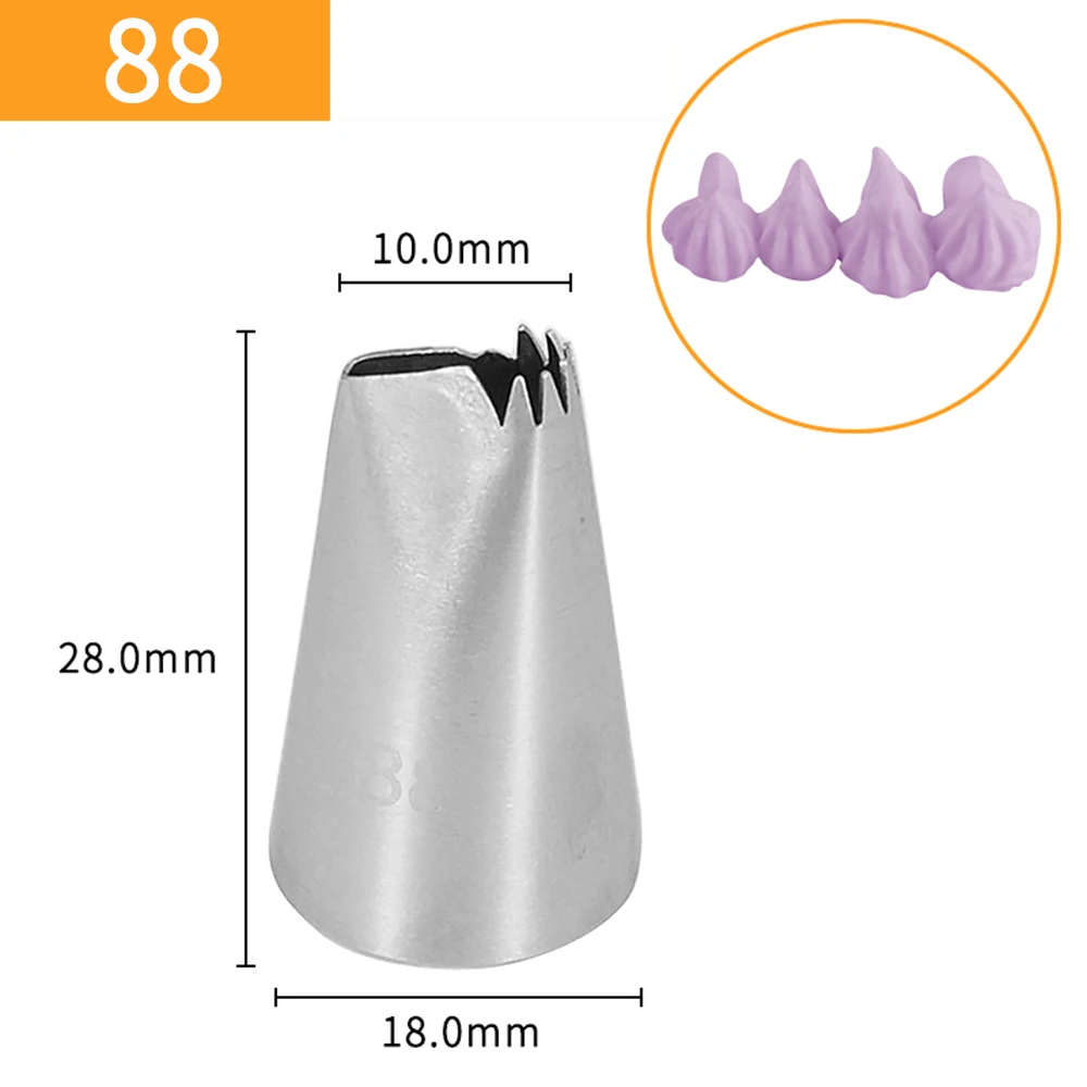 30 шт./лот) FDA высокое качество нержавеющая сталь насадки для украшения тортов#88