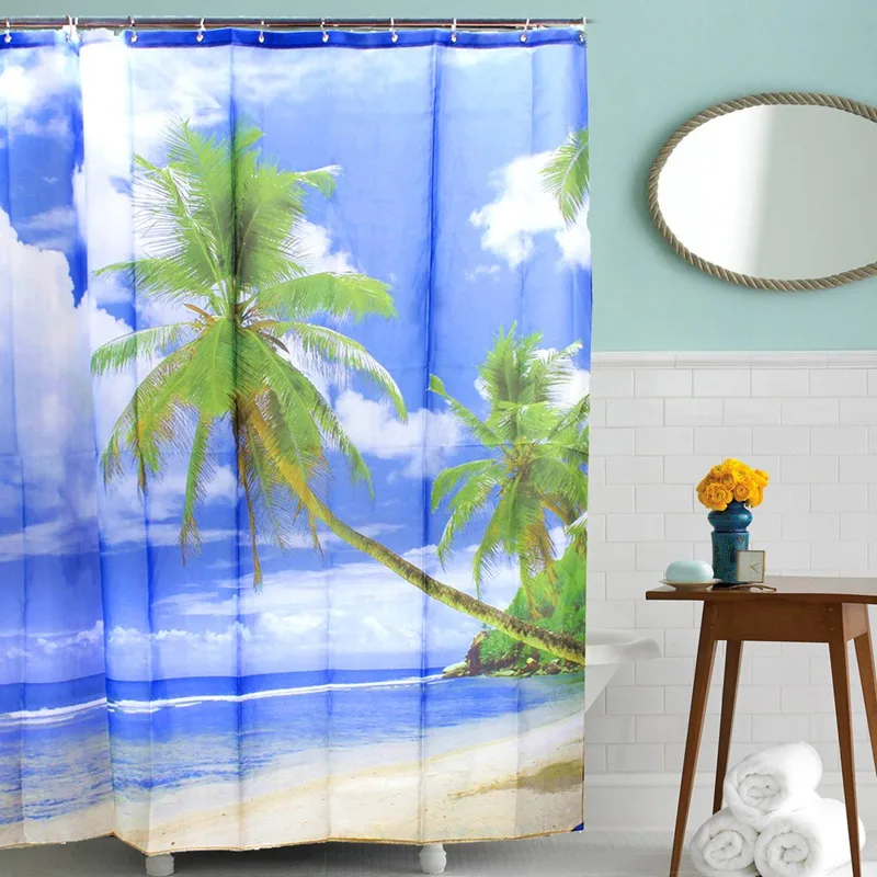 Online Get Cheap Tropical Shower Curtains Alibaba Group