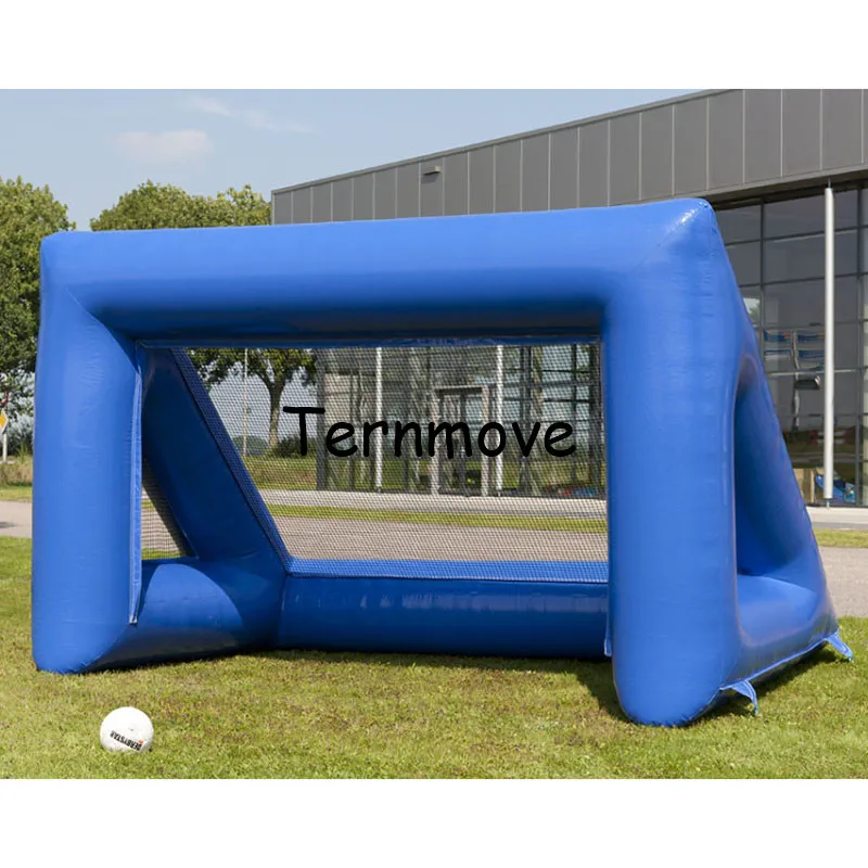 Buy blue red Inflatable Soccer Gate Football Goal