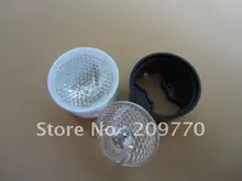 Lente LEVOU Com stent 24 MM superfície da Partícula 45 graus lente, 1 W 3 W 5 W LENTE