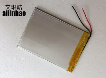 

ailinhao new 2 Wire Battery Universal 7" For Digma Optima 7202 3G Tablet Battery 3.7V Polymer li-ion+Tracking