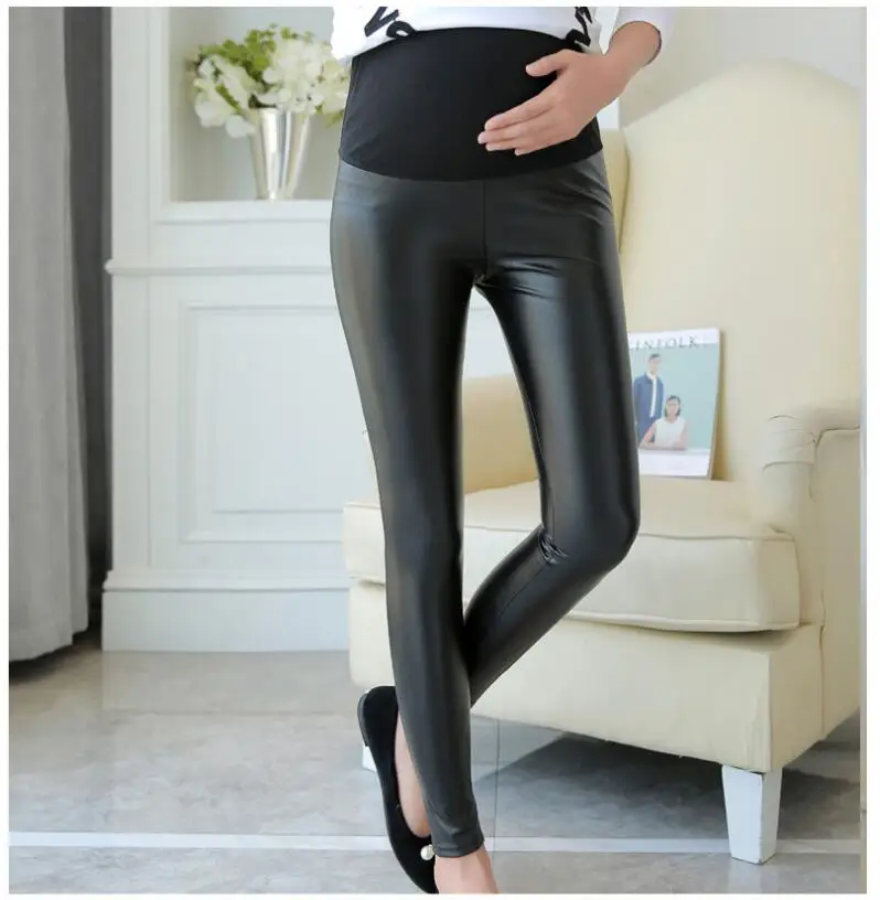 Весенне-осенние корейские женские штаны для беременных, полиуретановые Леггинсы для беременных, модные брюки размера плюс, Одежда для беременных, BC1127-1