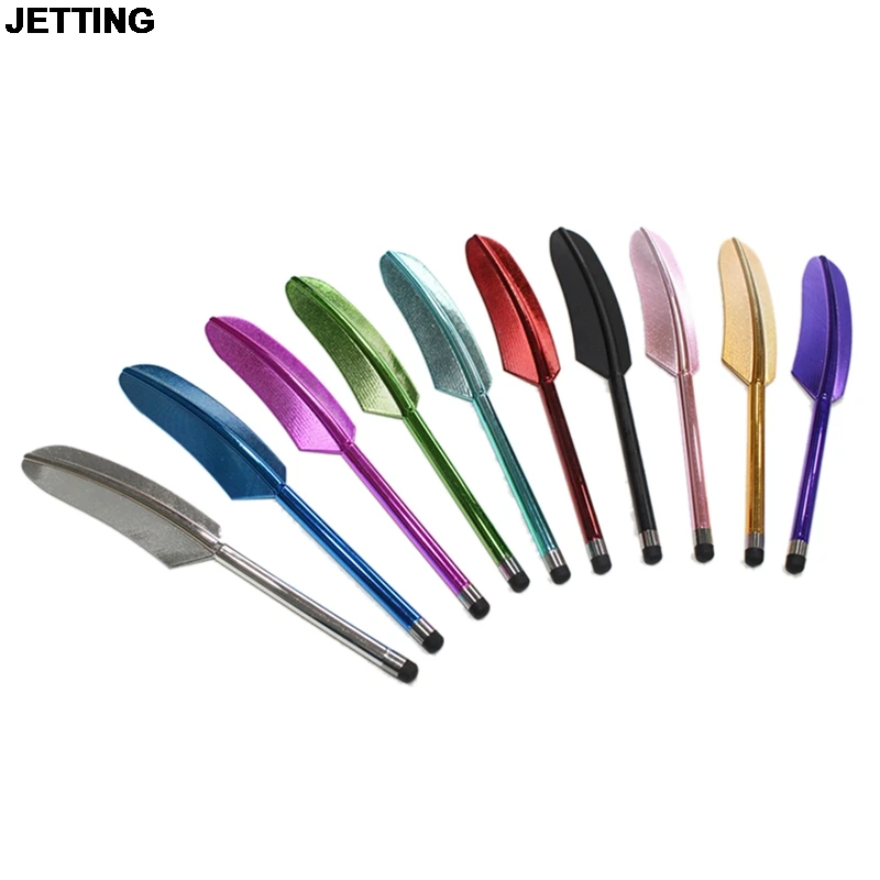 

Feather Universal Capacitive Stylus Touch Screen Pen For iPhone 5 Tablet PC Cell Phone Drop Shipping
