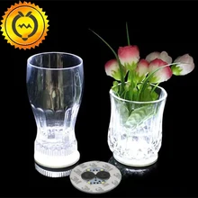 10 шт. светодиодный светильник вечерние наклейки на бутылки для бара и клуба Рождественский Декор светодиодный мини-светильник с батареей светодиодный подстаканник