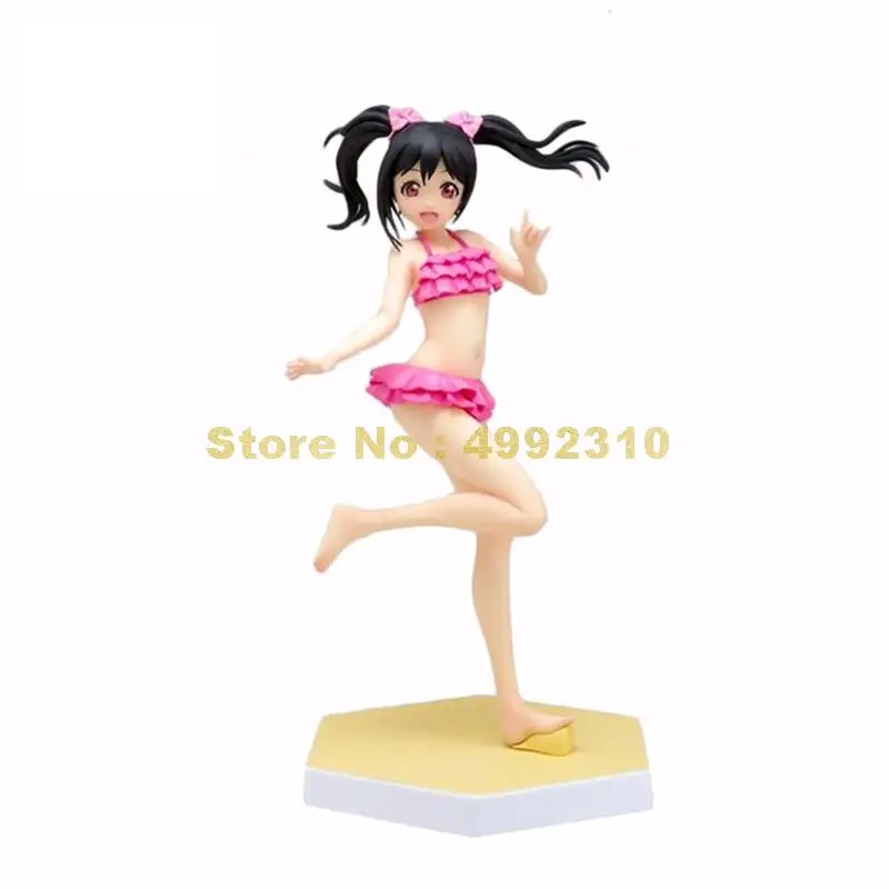 Аниме love live! Yazawa Нико в купальнике ПВХ фигурка Коллекционная Сексуальная Кукла 16