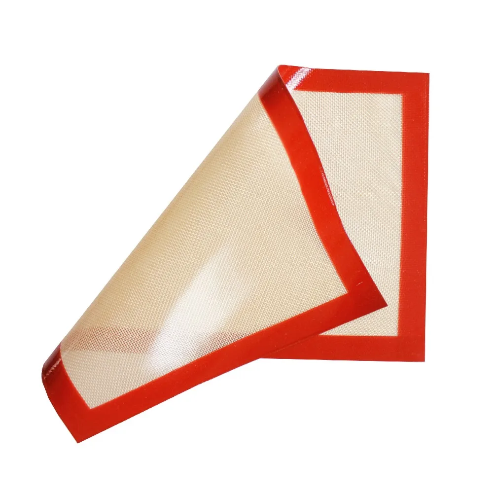 Large Size 40*30cm Non Stick Silicone Baking Mat with Fiberglass For