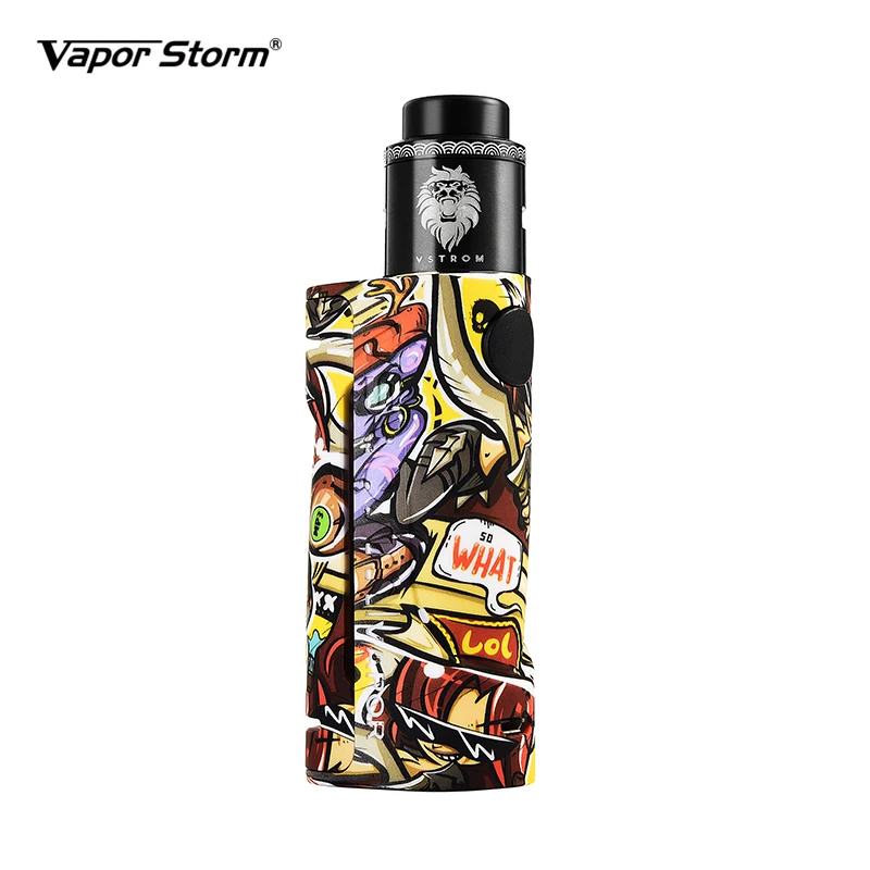 Электронная сигарета Vapor Storm ECO Bypass Mod Max 90 Вт 510 Lion RDA 3 Stage управление воздушным потоком/Hawk Tank Box Mod Vape поддержка RDTA - Цвет: Limited1 Lion RDA