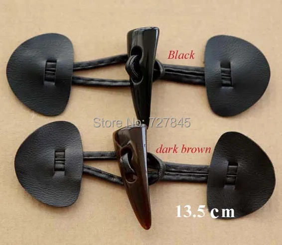 

6Pcs/lot Size:13.5cm Black&Coffee Color Horn Buttons for Craft Scrapbooking Button Garment Accessories(KK-1652-365)