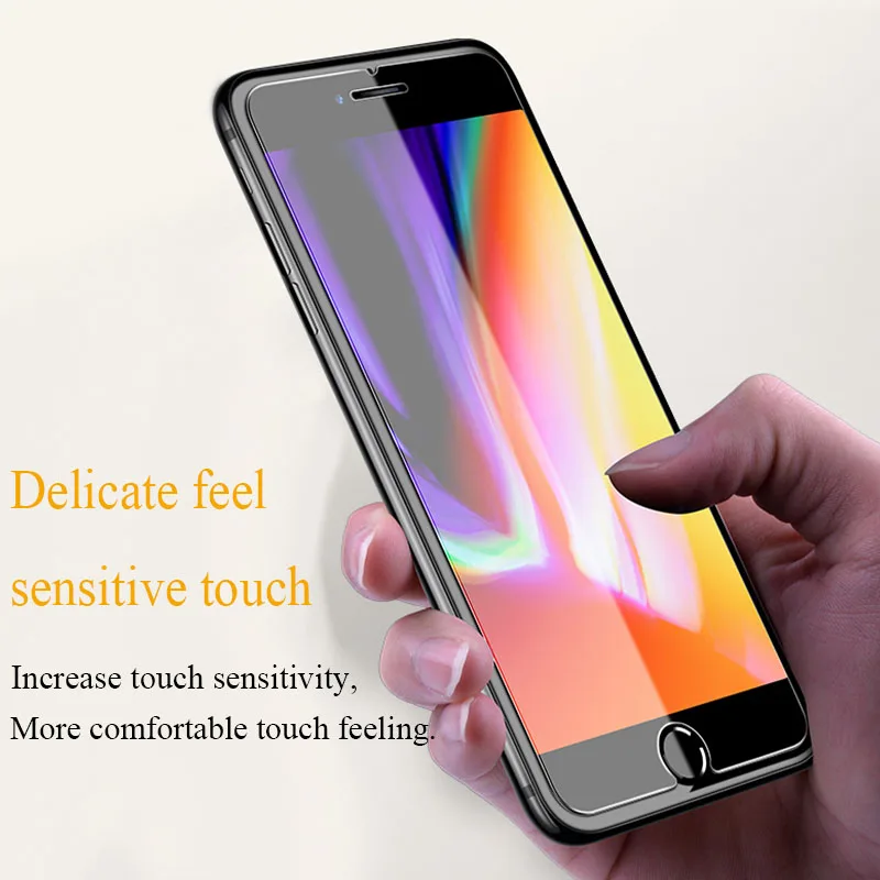 9H закаленное стекло для iphone X XR XS max 8 4S 5 5S 5c SE 6 6s plus 7 защитная пленка|Защитные