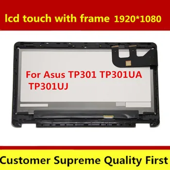 

Free shipping 100% New for Asus TP301 TP301UA TP301UJ TP301UA-1A Touch LCD Screen with Digitizer Assembly Replacement with Bezel