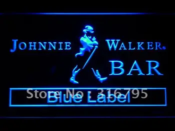 

481 BAR Johnnie Walker Blue Label LED Neon Light Signs with On/Off Switch 20+ Colors 5 Sizes to choose