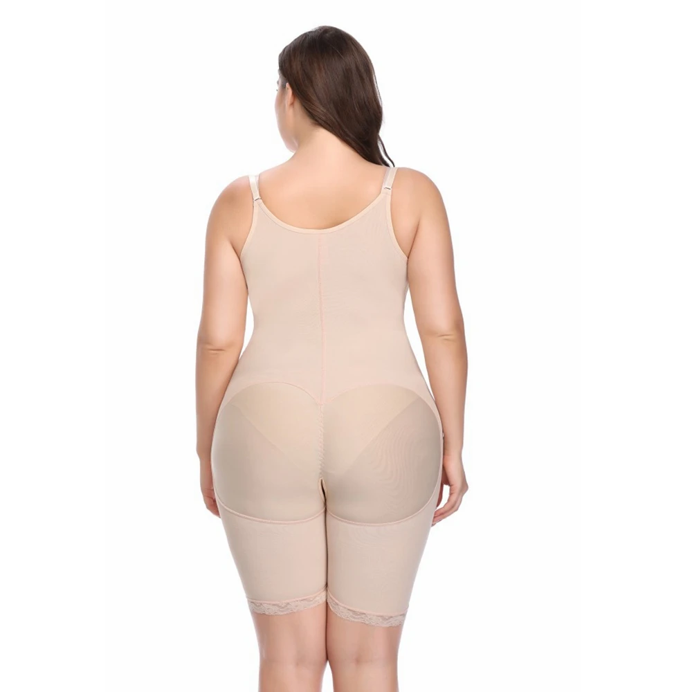 Корректирующее белье Для женщин Full Body Shaper корректирующее утягивающее белье корсет формирователь с открытой промежностью, уменьшая Ремни боди корсет моделирования ремень 6XL