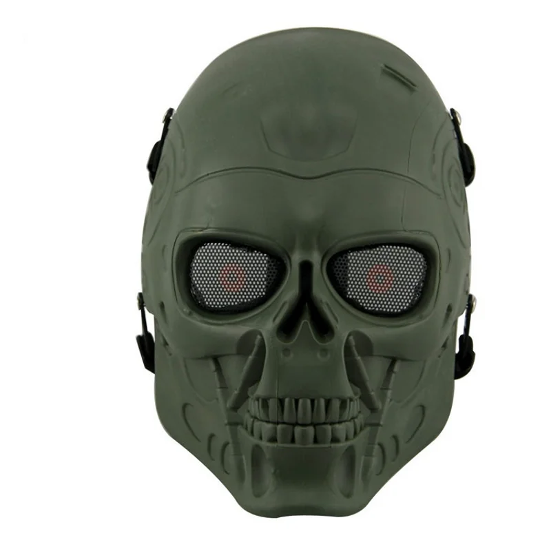 Терминатор T800 Череп тактическая маска страйкбол сетка CS Wargame аксессуары косплей военная армия полное лицо пейнтбол маски