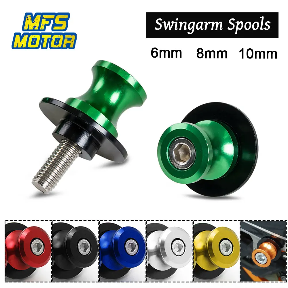 6 8 10 мм катушки для мотоцикла ползунок винт-подставка Yamaha Honda Harley KTM Suzuki Kawasaki Ninja ZX6R
