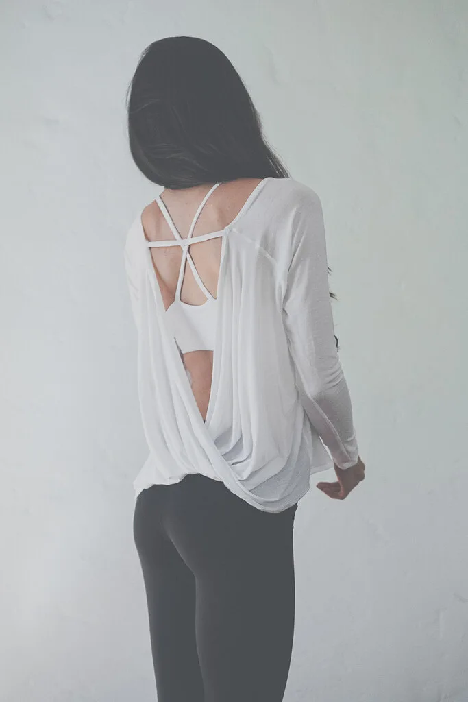 UMLIFE Yoga Shirt Loose Breathable Fitness Shirt Women Sport Top Long Sleeve Yoga Clothing Lightweight Modal Sport T Shir (8)