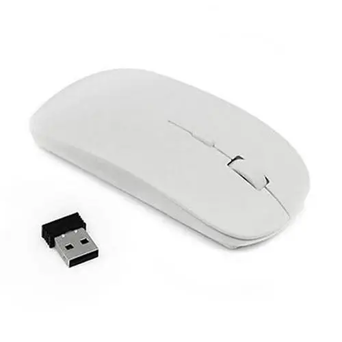 Новый оптический тонкий ГГц беспроводной мышь прокрутки 2,4 мыши Компьютерные для оконные рамы Macbook портативных ПК