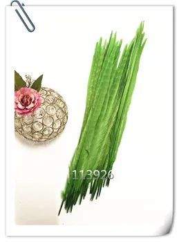 

CHEAP PRICE! 100 Pcs green Pheasant Feathers 16-18inch/40-45cm Natural Pheasant Feather plume jewelry Wedding party Decorations