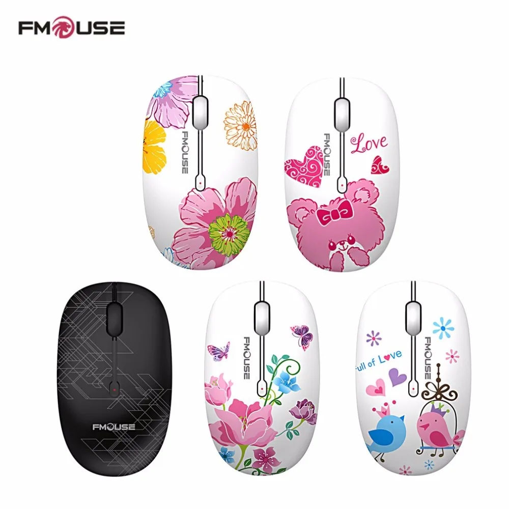 

Super Quiet 2.4G Wireless Mouse Exquisite Appearance 1600DPI Laptop Notebook Computer Wireless Optical Mouse