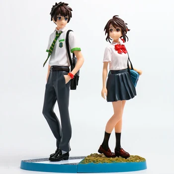 

Anime Movie your name. Taki and Mitsuha pvc Action Figure 22cm