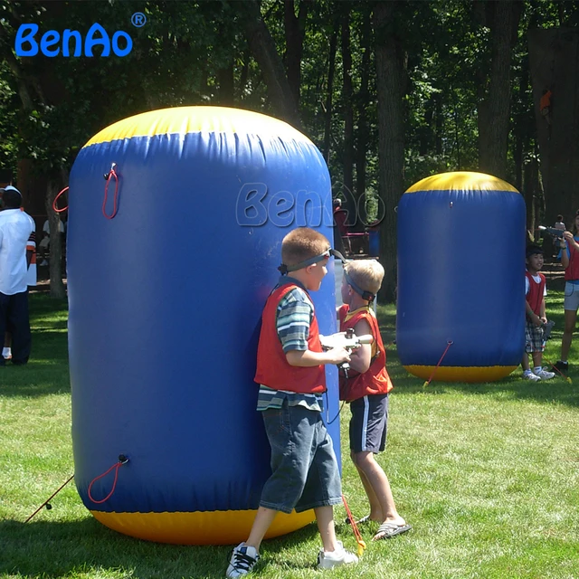 P092 BENAO Free Shipping cheap inflatable paintball bunker price