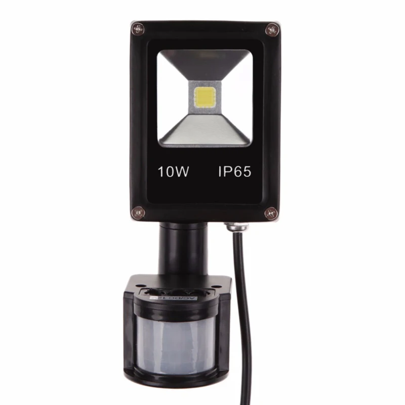 LED Flood lights 10W 20W 30W 50W Pir Motion sensor Outdoor Lighting Reflector Spot IP65 Floodlights Garden WallLamp