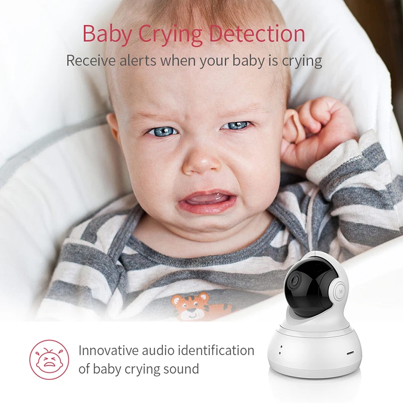 Cheap YI Dome Camera 1080p HD Indoor Pan Tilt Zoom Wireless IP Security Surveillance System with Night Vision Motion Tracking YI Cloud