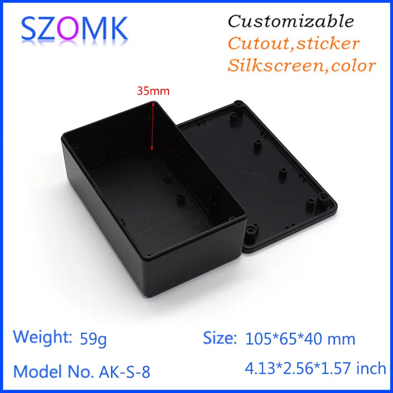 plastic enclosure for electronics control box szomk diy enclosure junction box plastic housing small abs instrument enclosure distribution box black plastic box enclosure electronics case   (23).jpg